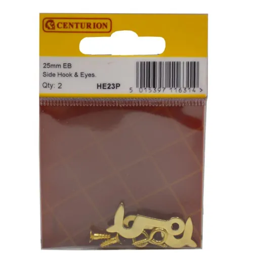 Centurion 31mm EB Side Hook & Eyes (Pack of 2)