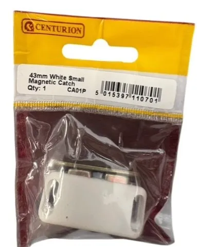 [CA01P] Centurion 43mm White Small Magnetic Catch