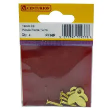 Centurion 19mm Eb Picture Frame Turns (pack Of 4)