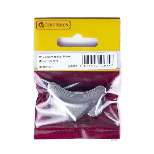 35mm X 35mm Np Mirror Corners (pack Of 4)