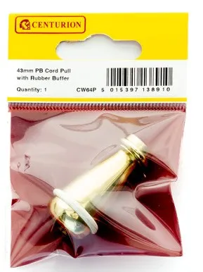 Centurion 43mm PB Cord Pull with Rubber Buffer