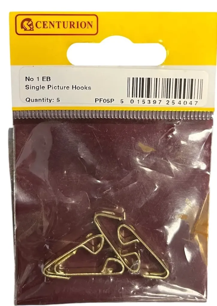 [PF05P] Centurion No 1 EB Single Picture Hooks (Pack of 5)
