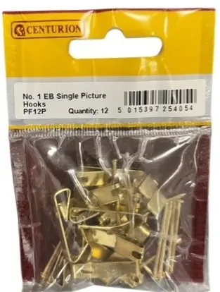 [PF12P] Centurion No 1 EB Single Picture Hooks (Pack of 12)