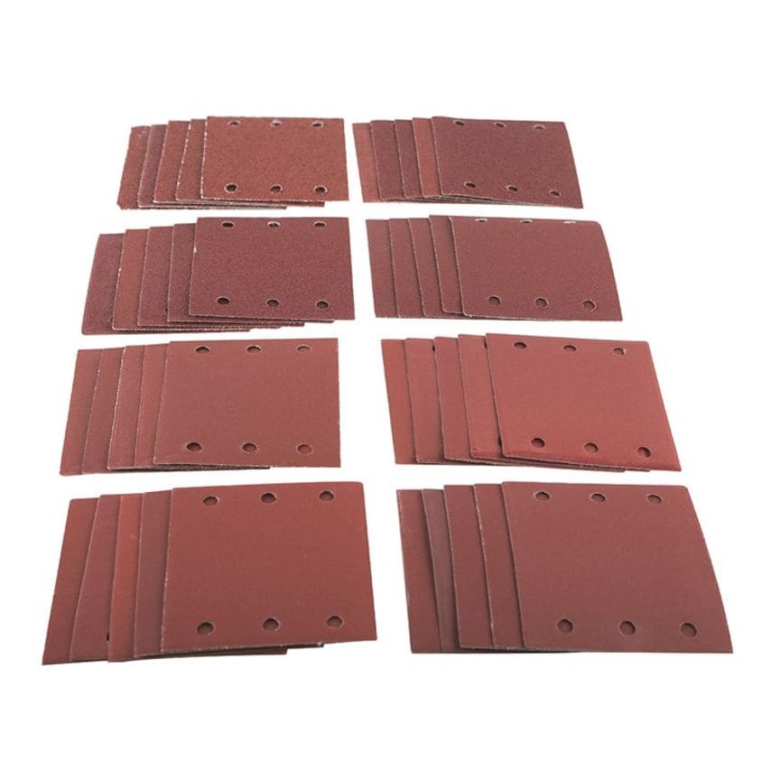 [V4056] Amtech 40 Piece Mixed Grit Square Sanding Sheet Set (110mm x 100mm)