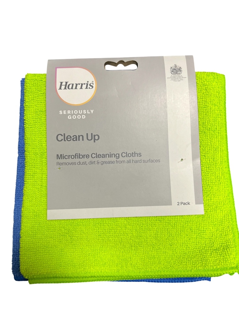 Harris Seriously Good - Microfibre Cleaning Cloth 2 Pack