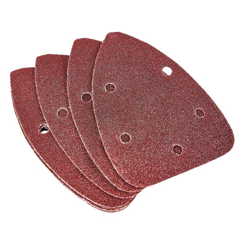 [V4020] Amtech 10 x P60 Grit Delta Sanding Sheets (140mm x 140mm x 100mm)