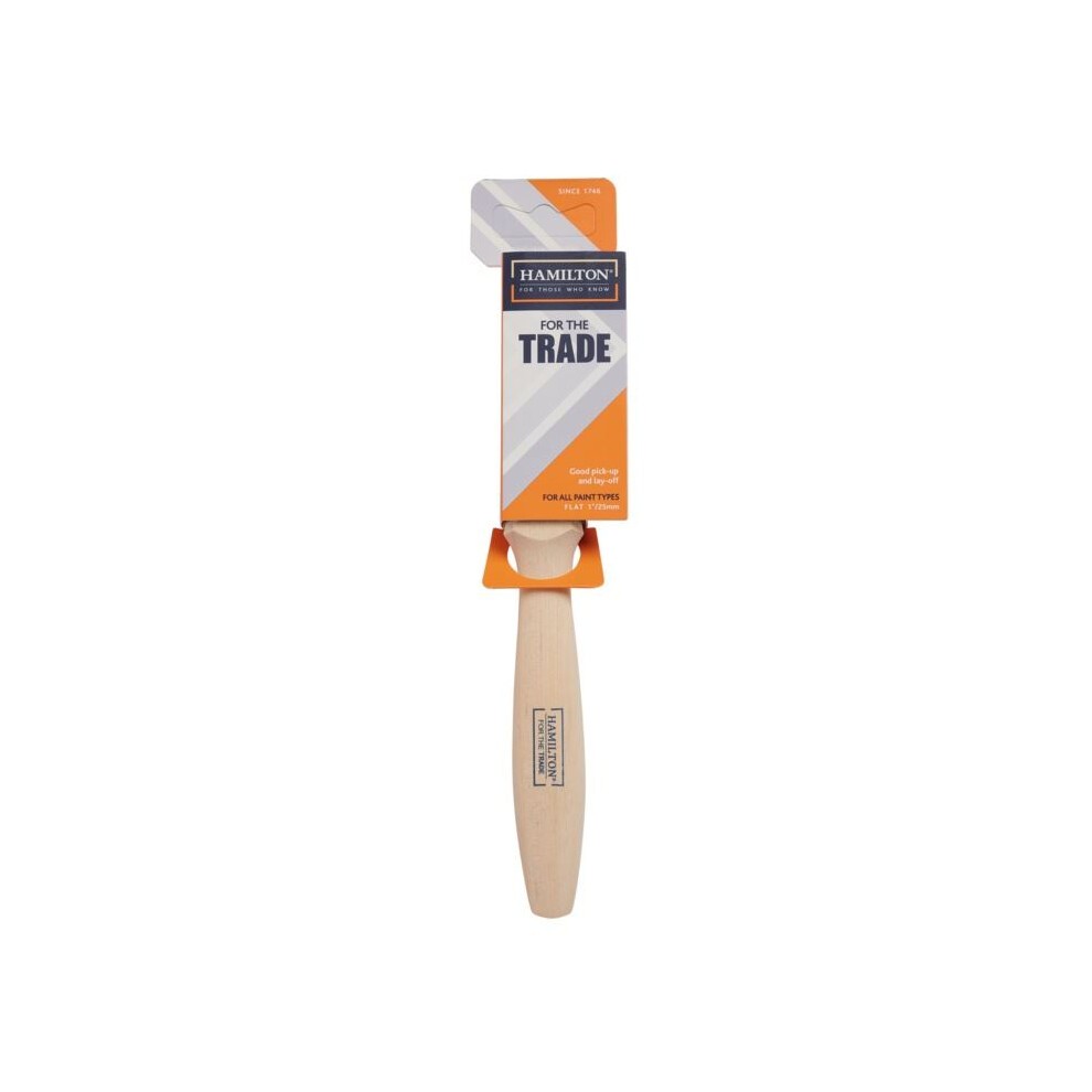 [3101001-10] Hamilton For the Trade  -  1" Fine Tip Flat Brush
