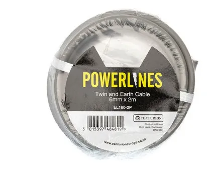 Centurion Twin and Earth Cable - 6mm x 2m