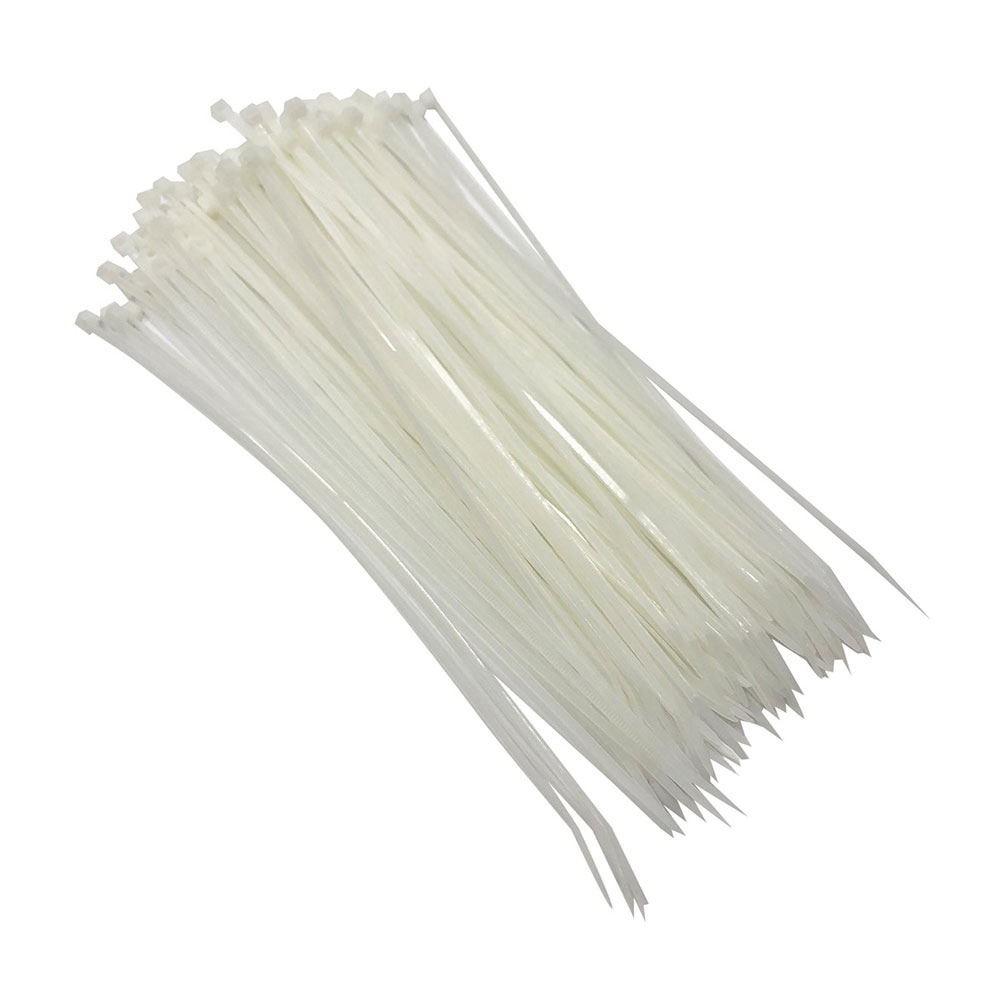 [S0821] Amtech 100 Tie Wraps (200mm x 2.5mm) - White