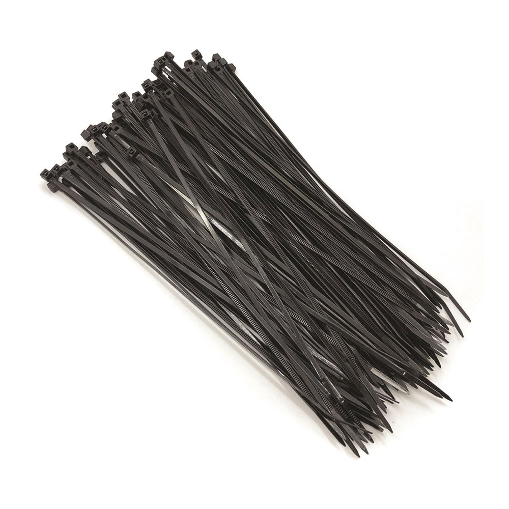 [S0811] Amtech 100 Tie Wraps (200mm x 2.5mm) - Black