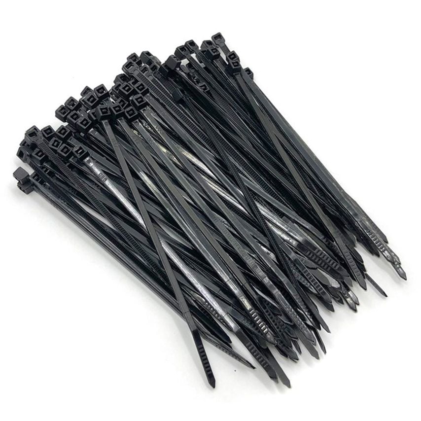 [S0810] Amtech 100 Tie Wraps (100mm x 2.5mm) - Black