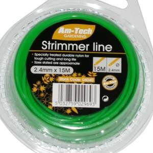 Amtech 15m x 2.4mm Strimmer Line
