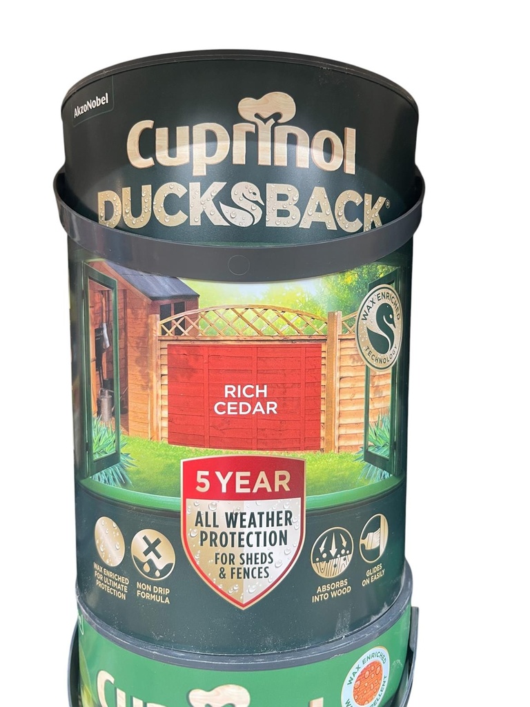 Cuprinol Ducksback Decorative Waterproofer Rich Cedar 5L