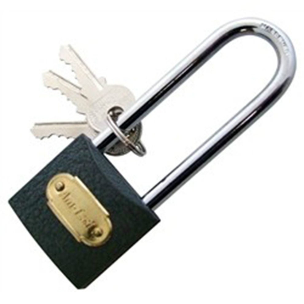 [T0600C] Amtech 38mm Long Shackle Iron Padlock