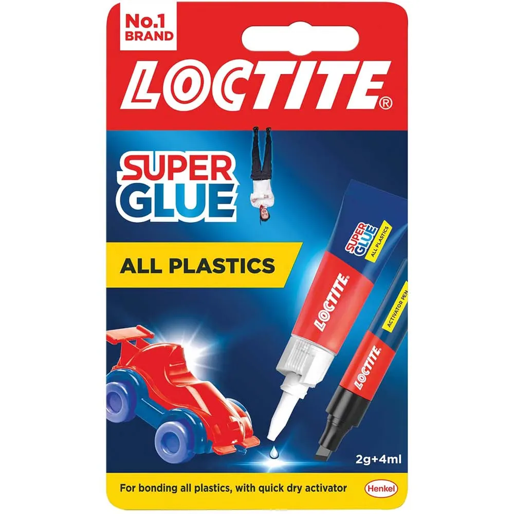 [22095] Loctite All Plastics Super Glue and Activator Pen