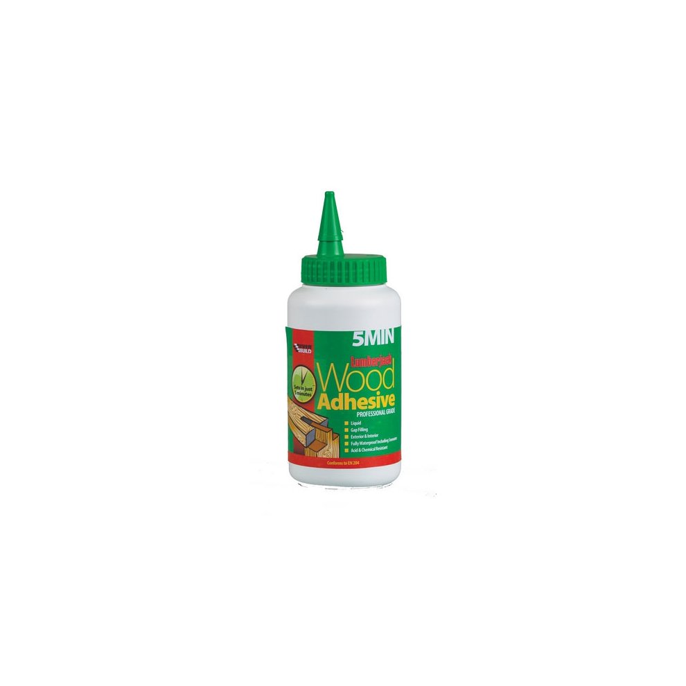 [31896] Everbuild Lumberjack 5 Min Polyurethane Wood Adhesive Liquid 750