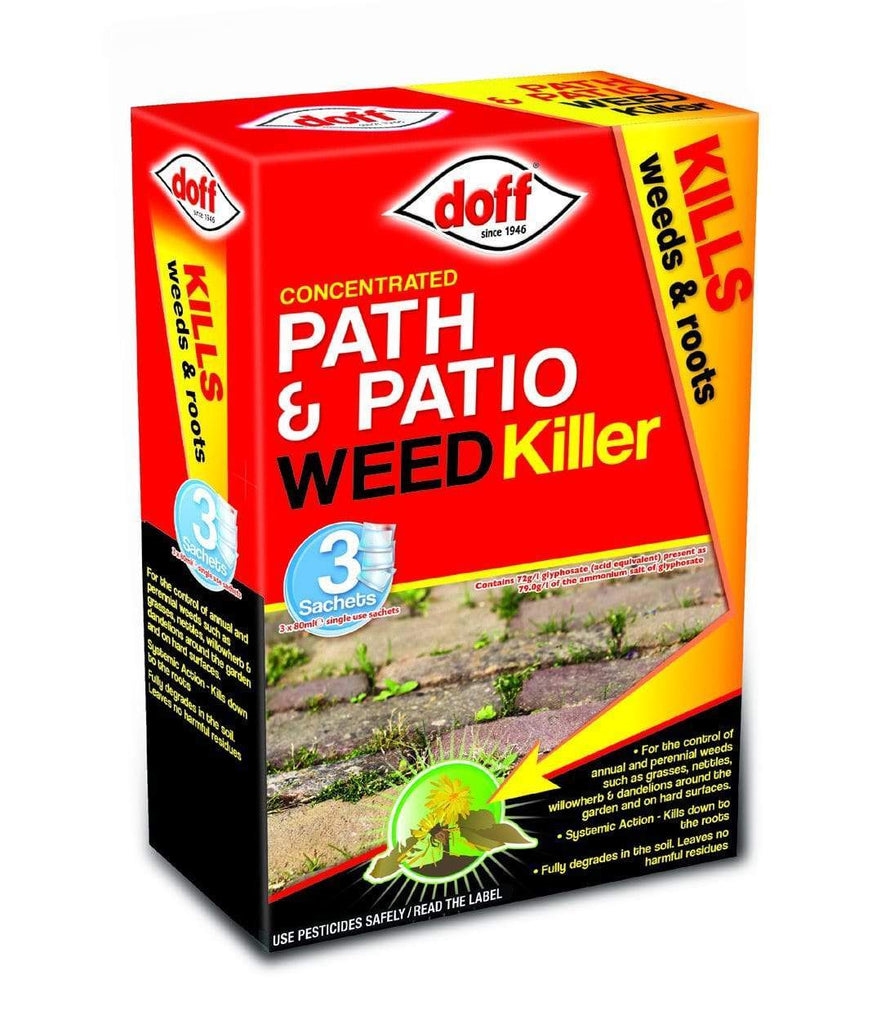 Doff Concentrated Path & Patio Weedkiller 3pk
