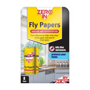 Zero In Fly Papers 8 Pk In &