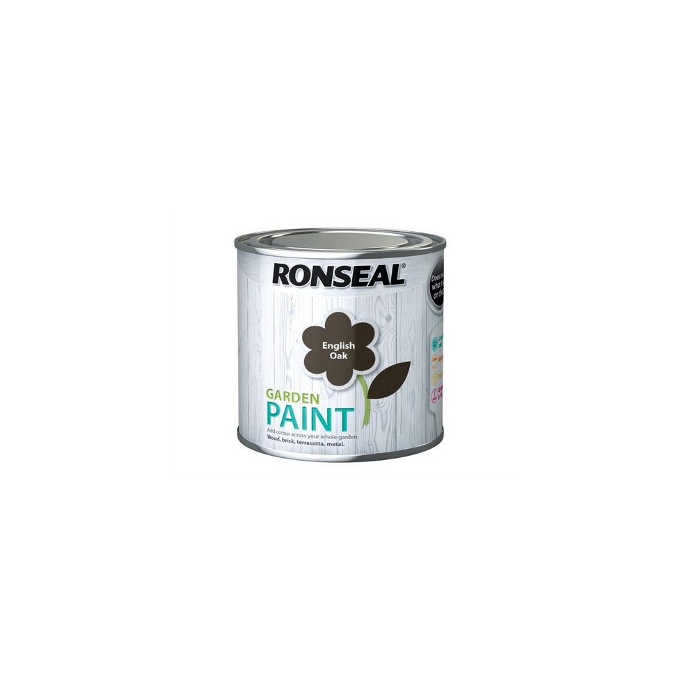 Ronseal Garden Paint English Oak 250ml
