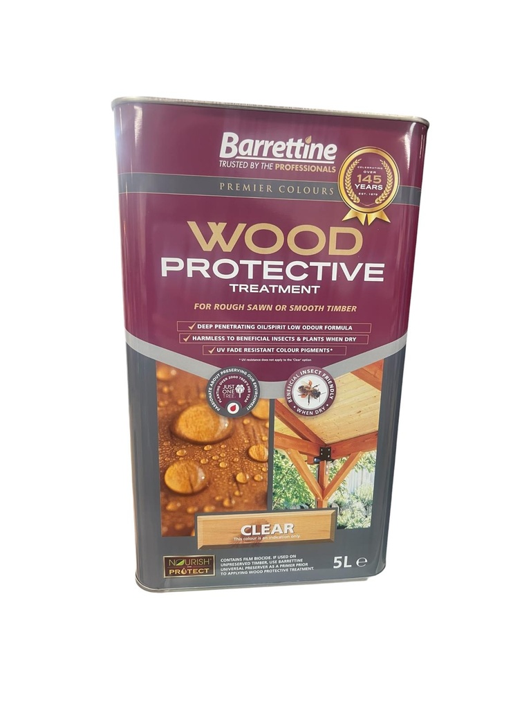 Barrettine Protective Treatment Clear 5L