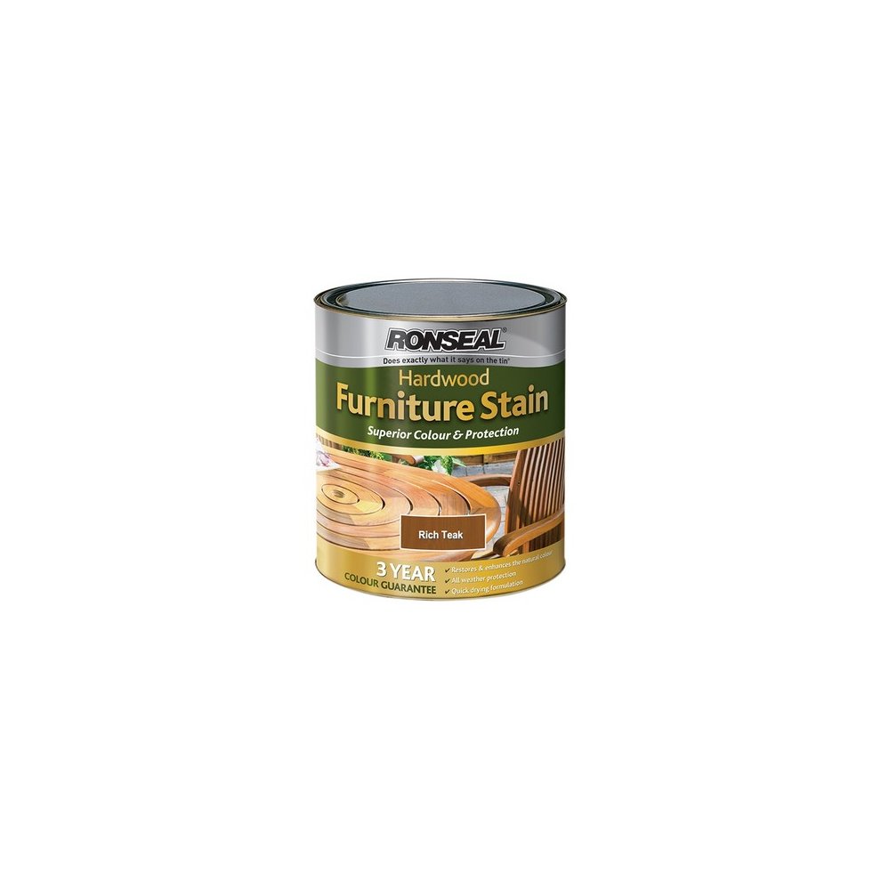 [29023] Ronseal Hardwood Furniture Stain Rich Teak 750ml