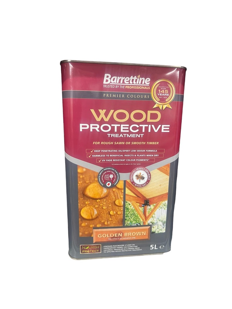 [92924] Barrettine Protective Treatment Golden Brown 5L