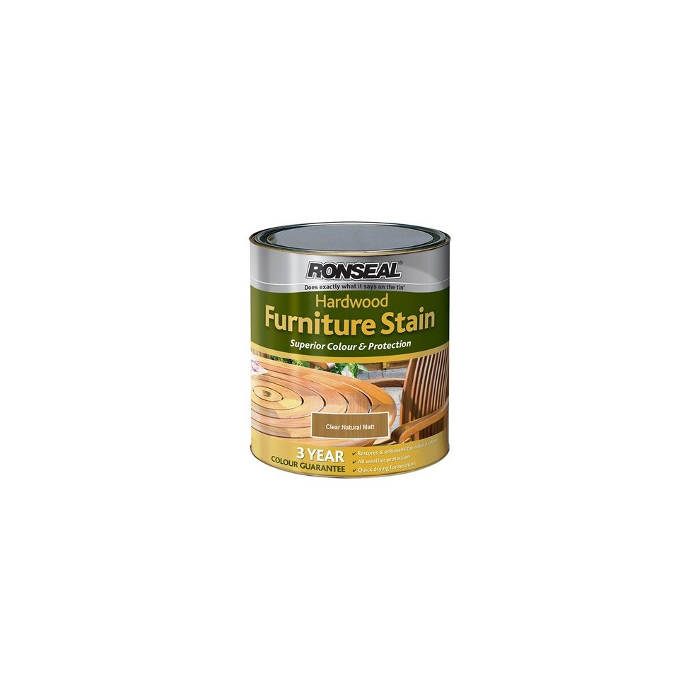 Ronseal Garden H/w Furniture Stain Natural Matt 750ml