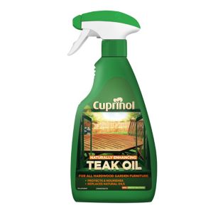 Cuprinol Natural Enhancing Teak Oil Spray Clr 500ml