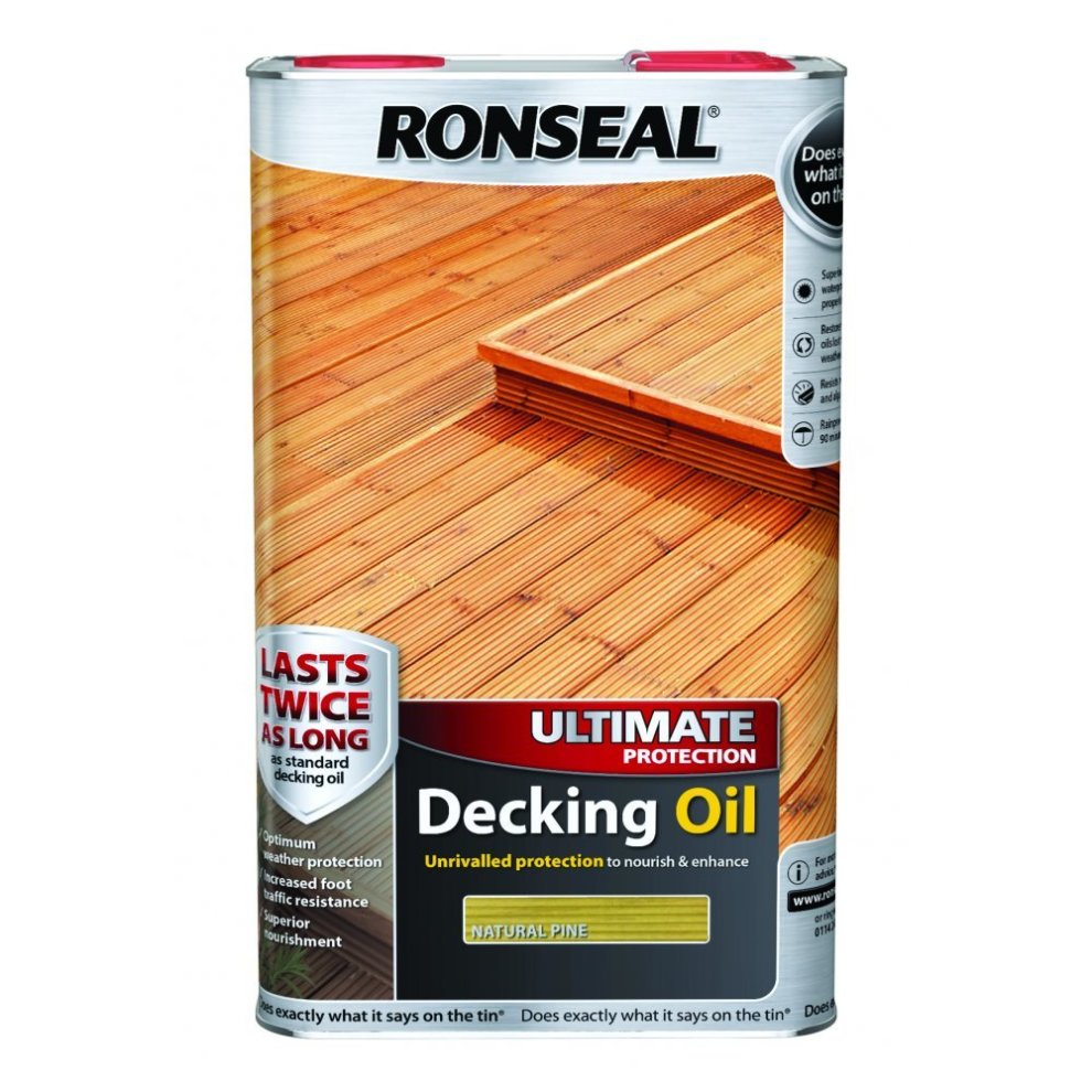 [90797] Ronseal Ultimate Decking Oil Natural Pine 5L
