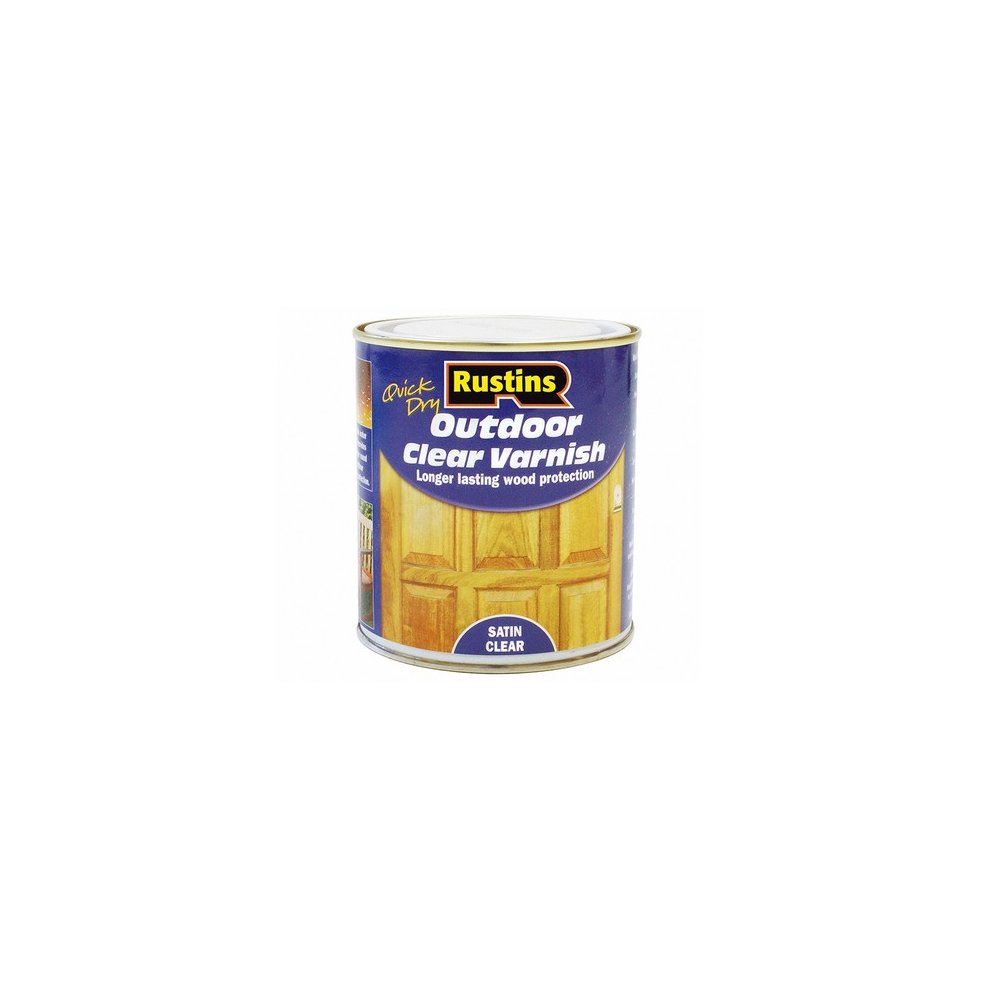 [4694] Rustins Outdoor Clear Varnish Satin 500ml