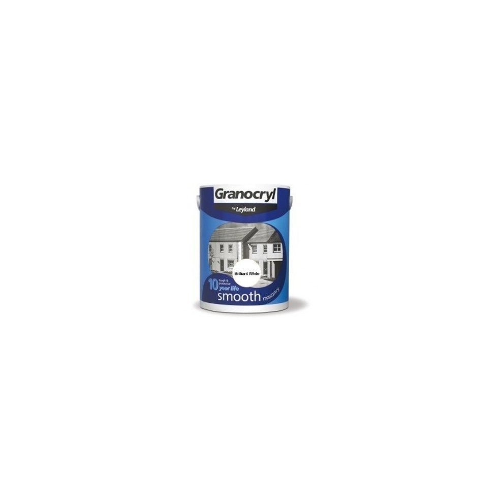 [27732] Granocryl Smooth Masonry Brilliant White 5litre