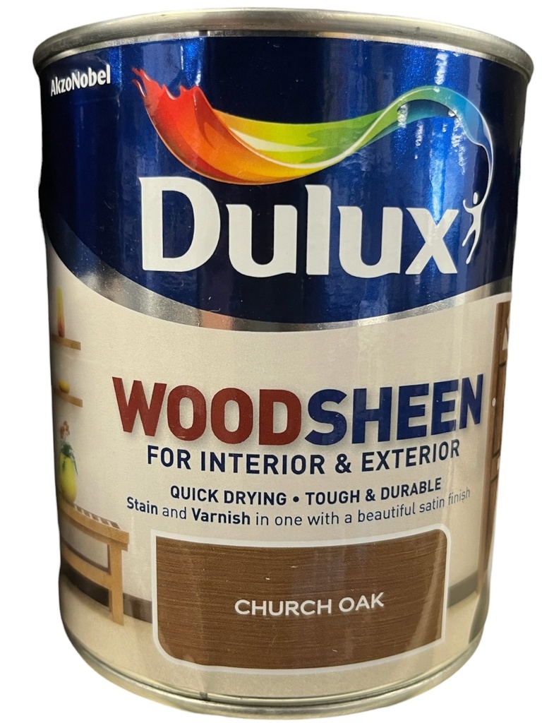 Dulux Waterbased Woodsheen Church Oak 750ml