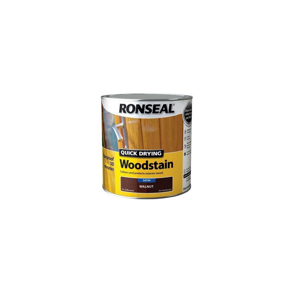 [3946] Ronseal QD Woodstain Satin Walnut 750ml