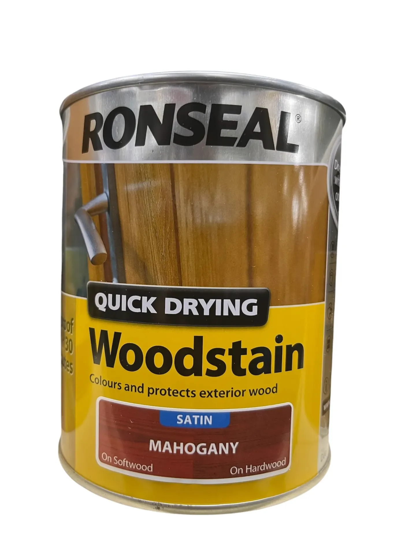 Ronseal Quick Drying Woodstain Satin Mahogany 2.5L