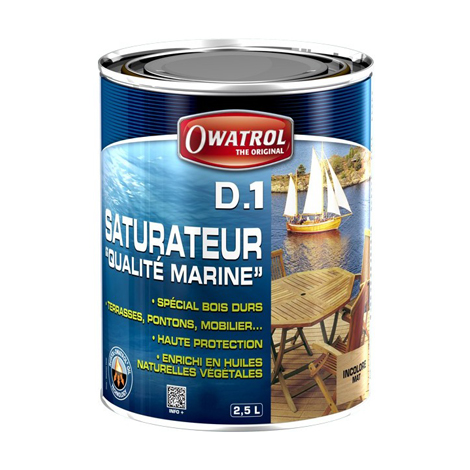 [32709] Owatrol Deks Olje D1 Saturating Oil Satin 2.5L