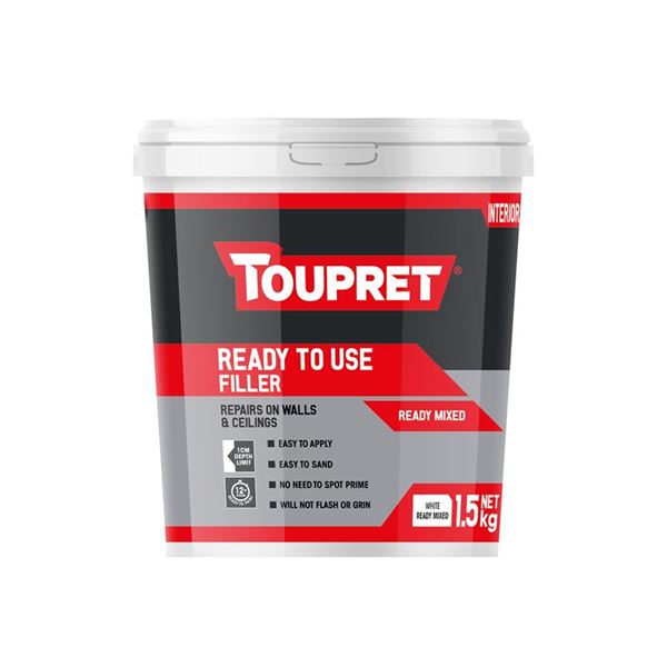 Toupret Ready To Use Filler (Ready Mixed) 1.5kg