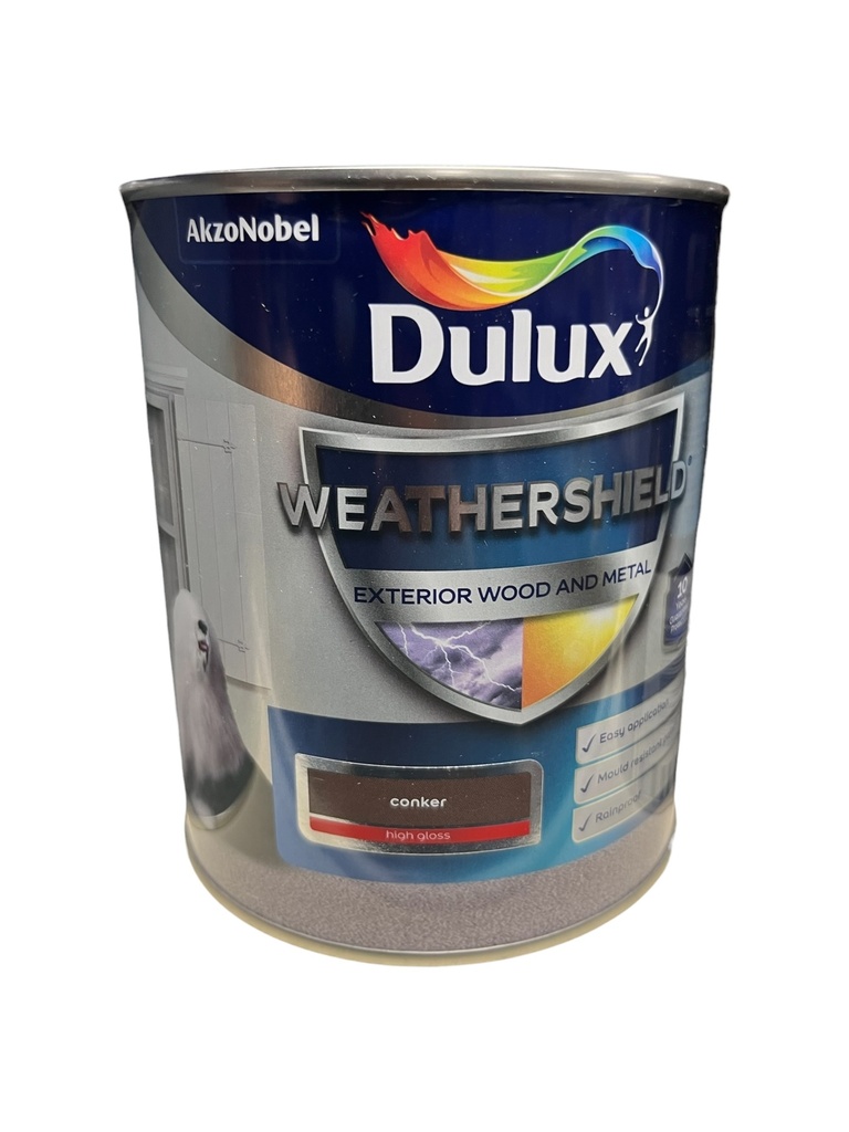 [5001] Dulux Retail Weathershield High Gloss Conker 2.5L