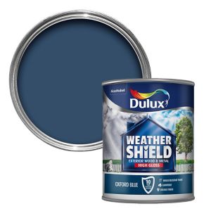 Dulux Retail Weathershield High Gloss Oxford Blue 750ml