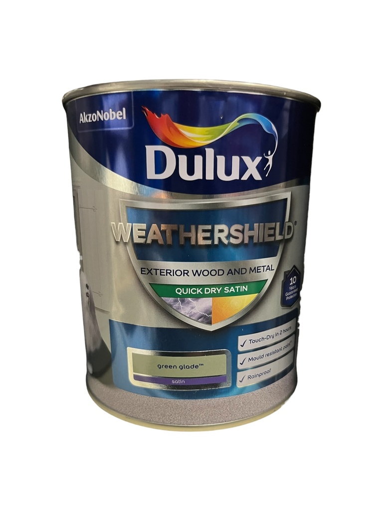 [35683] Dulux Retail Weathershield Satin Green Glade 750ml