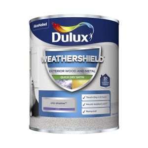 [97016] Dulux Weathershield Quick Dry Satin Chic Shadow 750ml