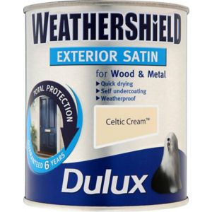 Dulux Retail Exterior QD Satin Celtic Cream 750ml