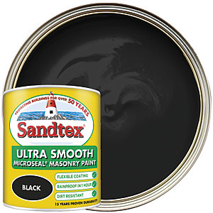 Sandtex Retail Smooth Black 1L