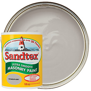 Sandtex Retail Smooth Masonry Plymouth Grey 5L