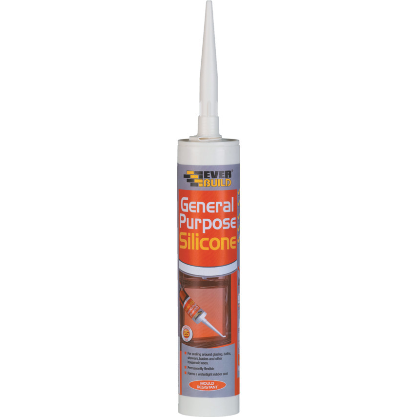 Everbuild General Purpose Silicone Grey C3 Single Unit