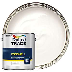 Dulux Trade Eggshell Pure Brilliant White 2.5L
