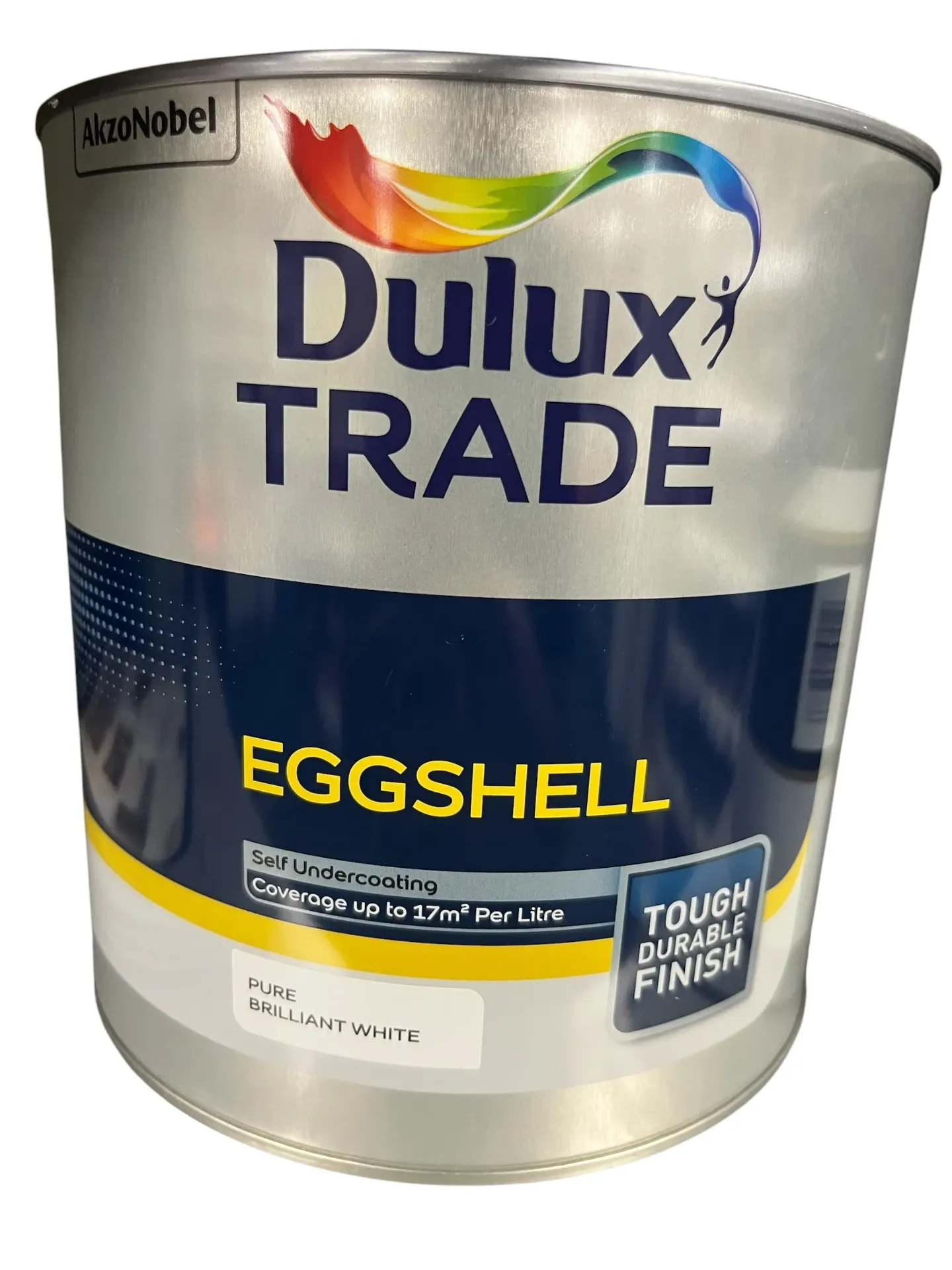 [3077] Dulux Trade Eggshell Pure Brilliant White 2.5L