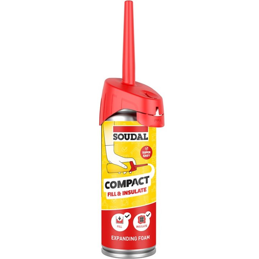 Soudal Compact Fill & Insulate Gap Filling Foam - Champagne (150ml)