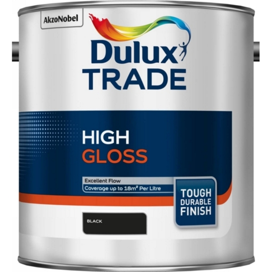 Dulux Trade Gloss Black 1L