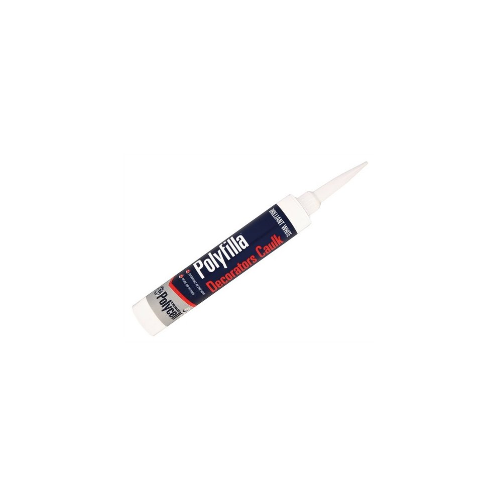 [25031] Polycell Polyfilla Decorators Caulk White 380 Cartridge