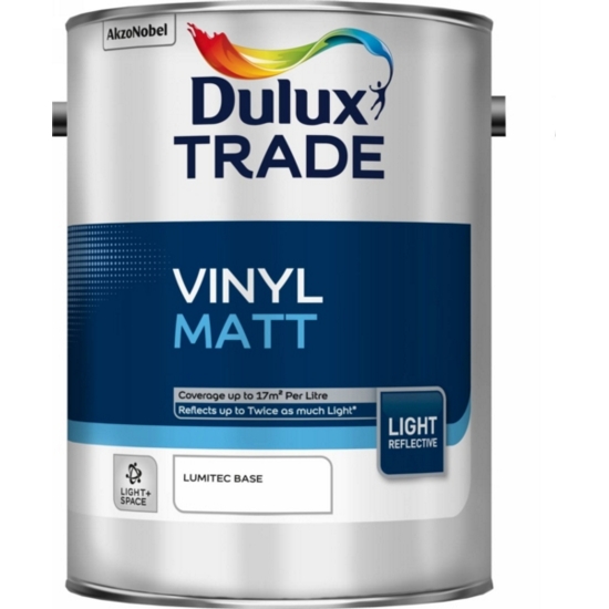 Dulux Trade Vinyl Matt Light & Space Colour Base 5L
